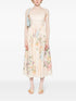 Halliday Scallop Midi Dress